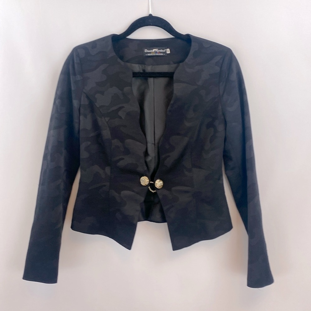 Vintage Disenos Aguilera Black Camo Blazer